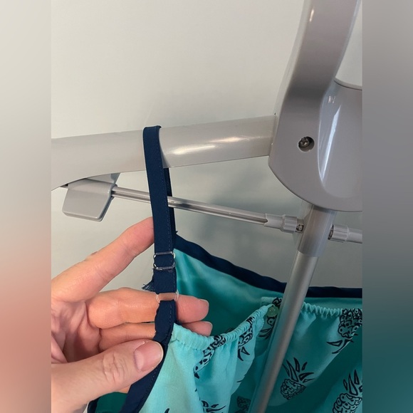 Girls My Michelle Romper‎ Teal pineapple size Large - Picture 7 of 11